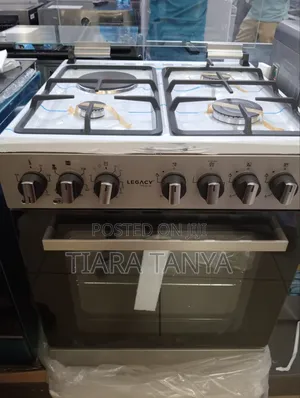 Legacy 3 Gas+ 1 Electric Standing Cooker,Black 60cm”60cm
