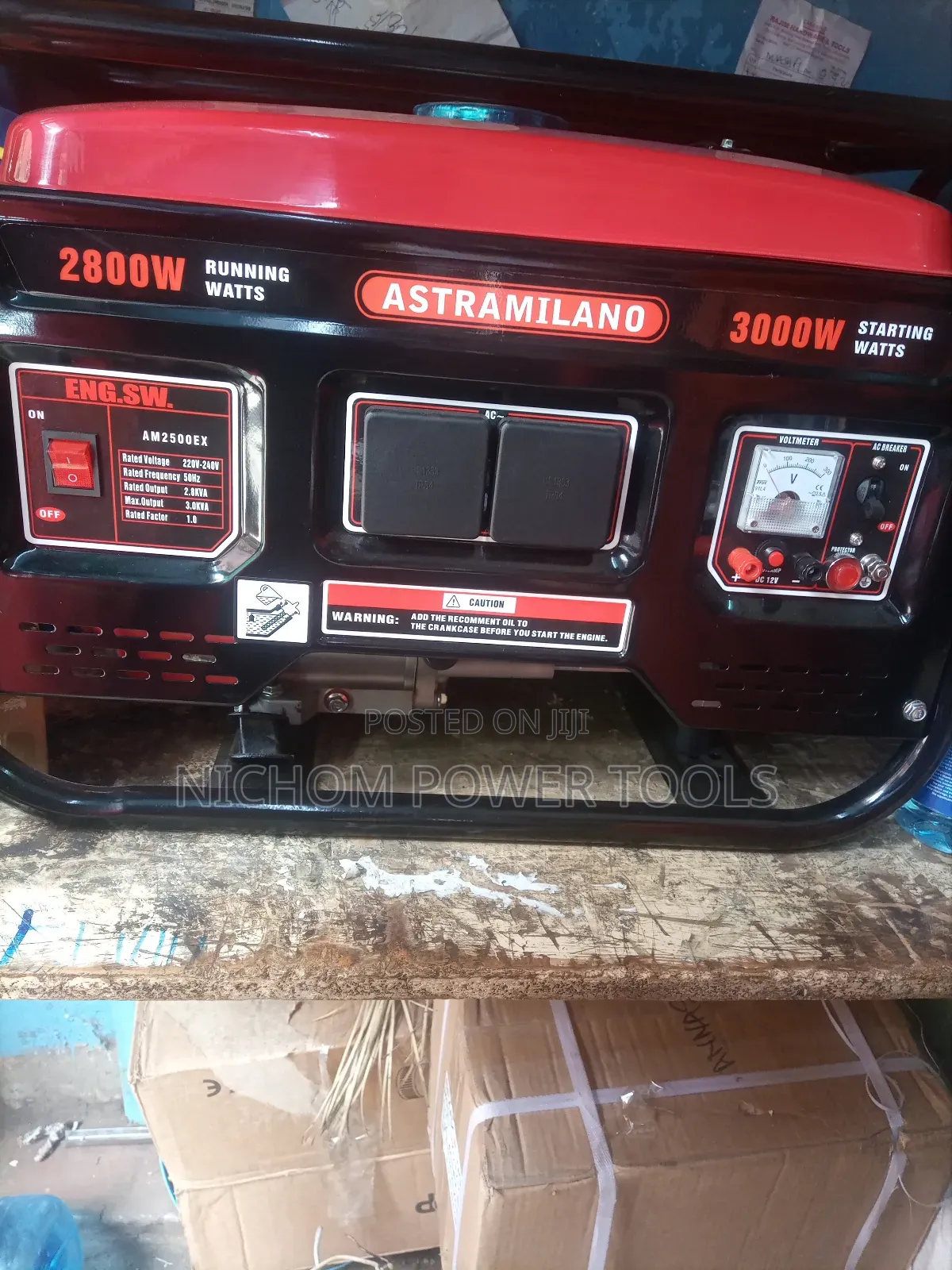 Manual 3.0kva Astramilano Generator
