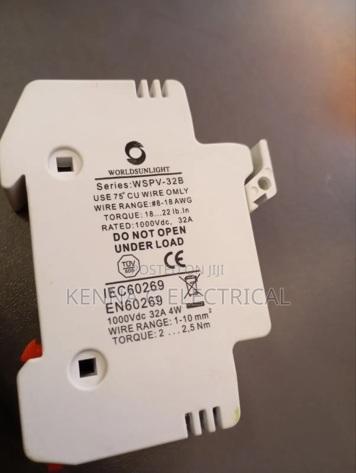 Solar DC Fuse Holder 1000V 10A