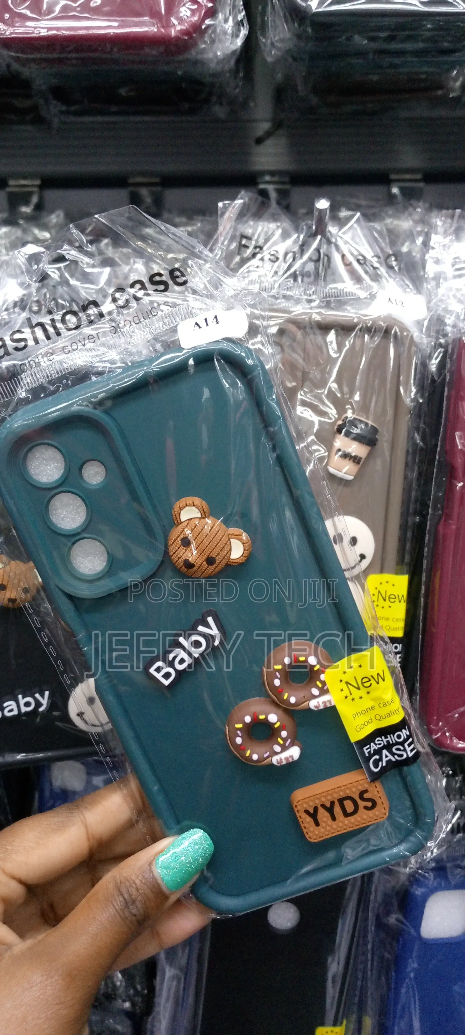 Light Greendoll Bear Phone Case for Samsung Galaxy A14