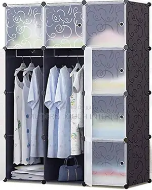 3 Column Plastic Wardrobe