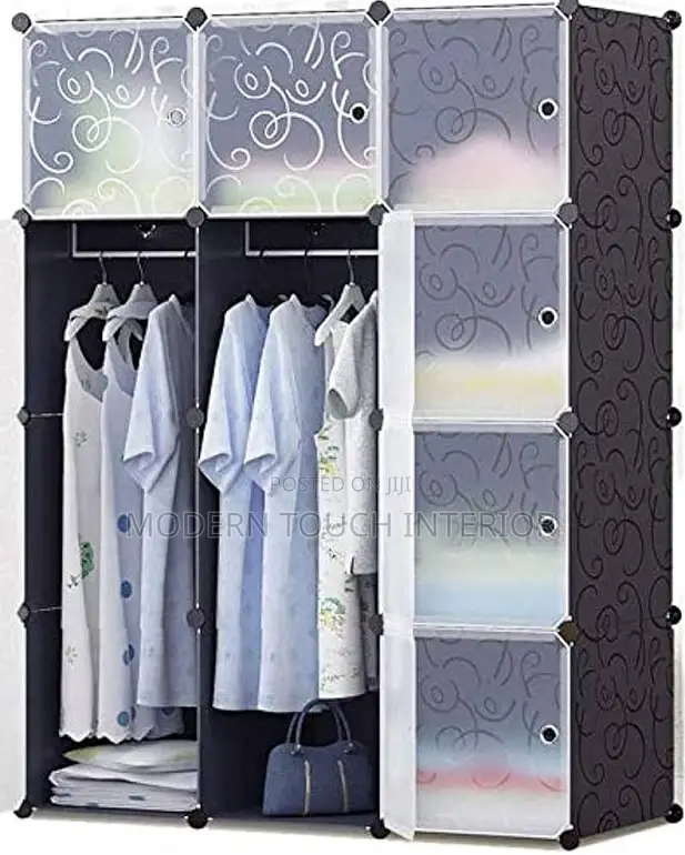 3 Column Plastic Wardrobe