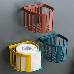 Punch-Free Toilet Paper Holder