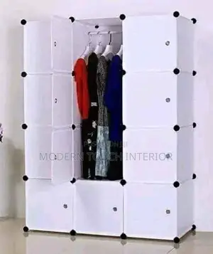 White Plastic Wardrobe