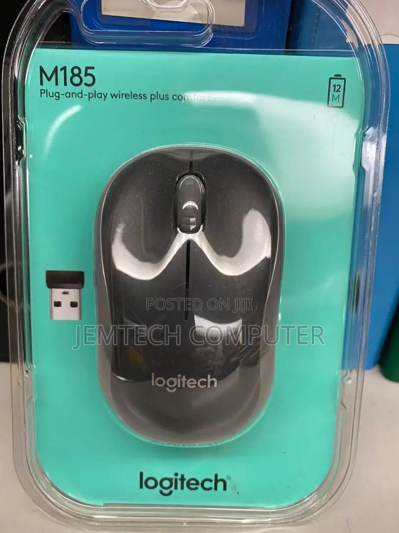 Logitech M185 Wireless Mouse - Swift Grey^Logitech M185
