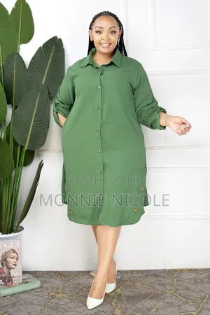 Jungle Green Shift Dress