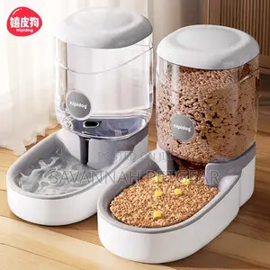 Set Hipidog Automatic Pet Food and Water Feeder for Dogs And