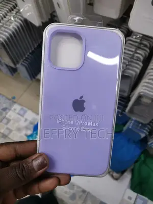 Back Cover Silicone Case Lilac iPhone 12 Pro Max