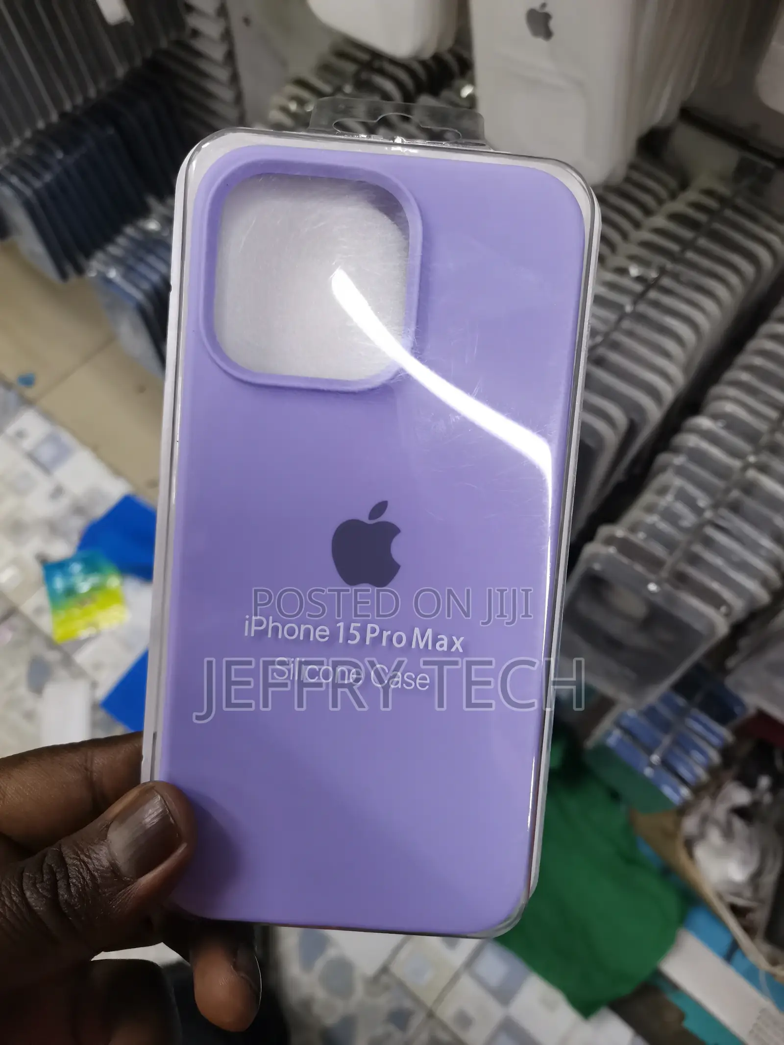 iPhone "15 Pro Max" Silicone Case "Lilac"