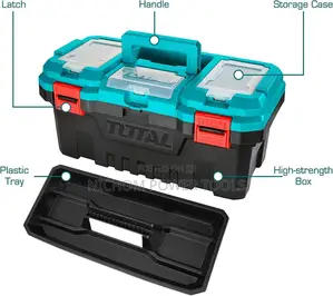 Total TPBX0141 14" Plastic Tool Box