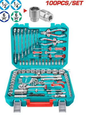 Total THKTHP21006 100 PCS Tools Set