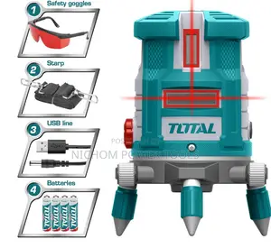 Total TLL306505 Self-Leveling Line Laser(Red Laser Beams)