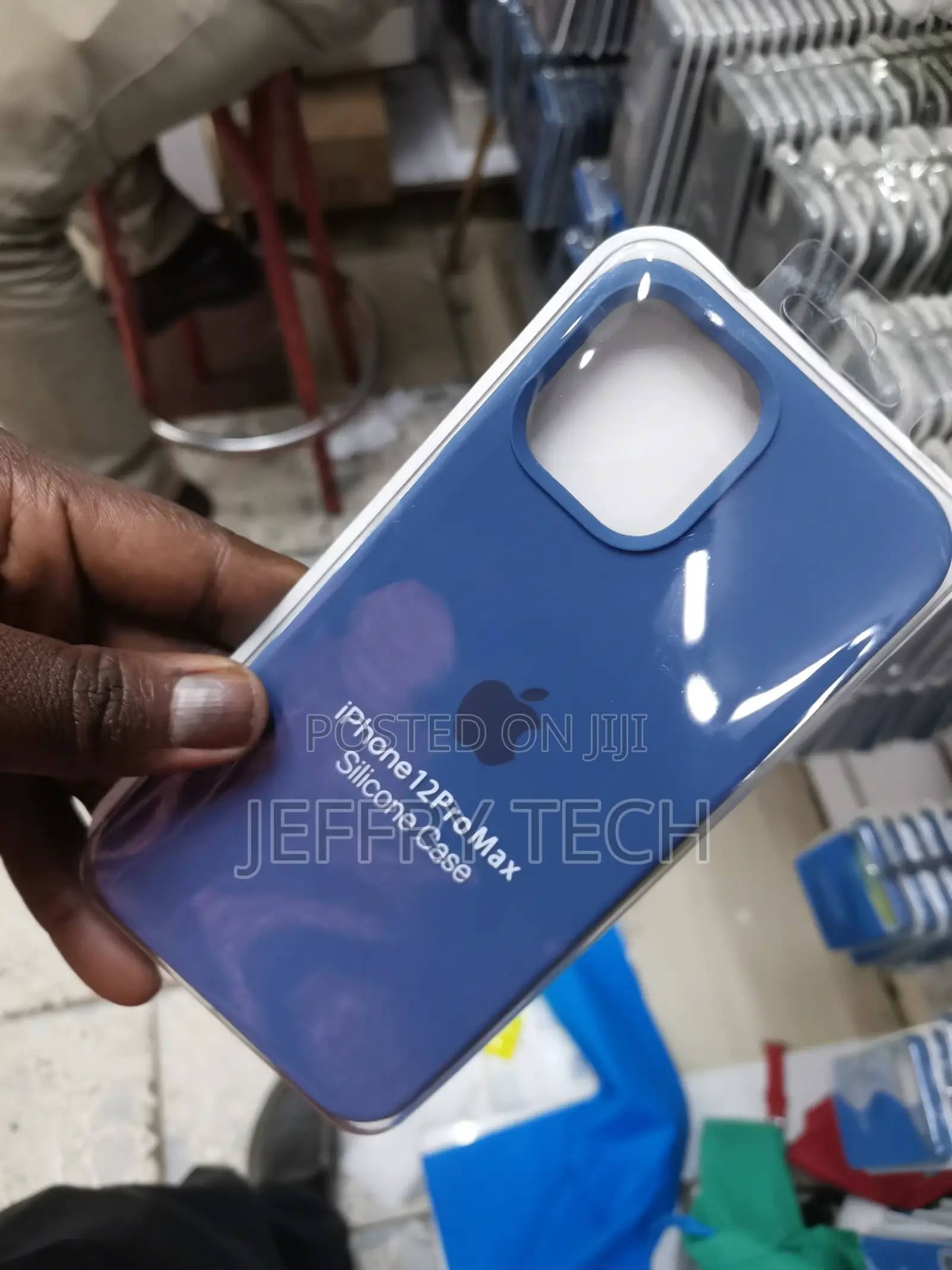 Silicone Case for iPhone 12 Pro Max- Deep Blue