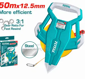 Total TMT710506 Steel Measuring Tape 50mx12.5mm