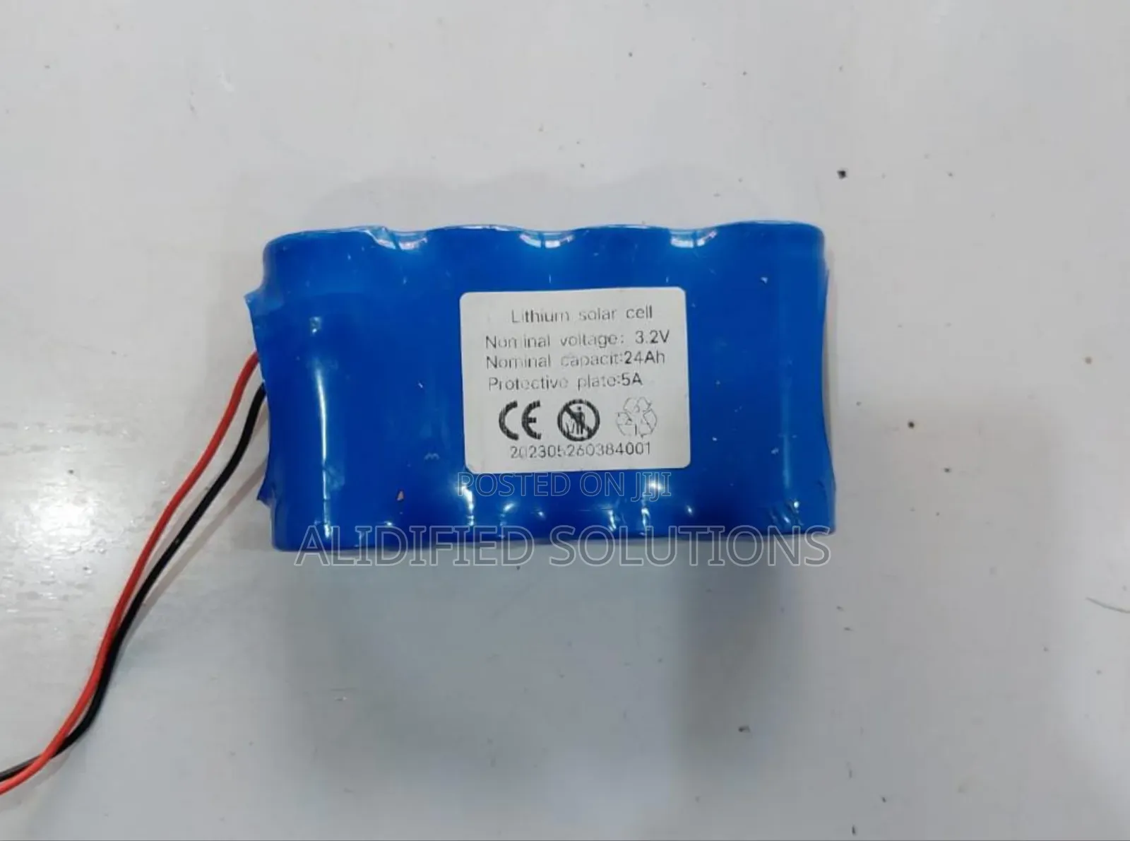 Lithium Solar Cell 24ah 5apmps