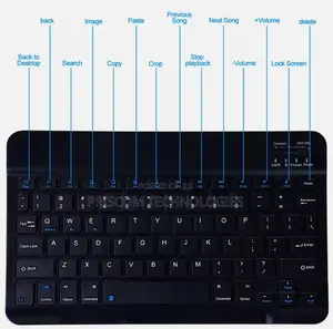Rechargable Wireless Keyboard and Mouse Bluetooth Enabled