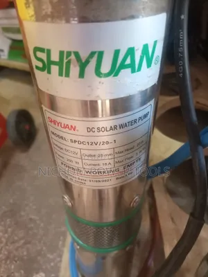 Shiyuan 12v Dc Solar Submersible Water Pump