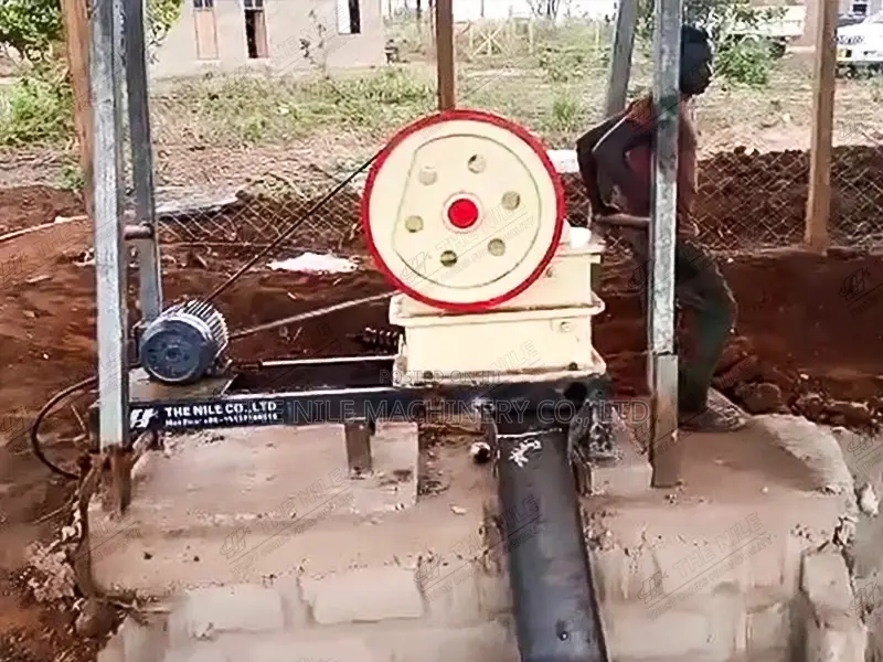 Stone Crusher for Gold Ore Gravity Separation Plant