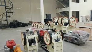 Electric Motor or Diesel Jaw Stone Crusher for Gold Ore