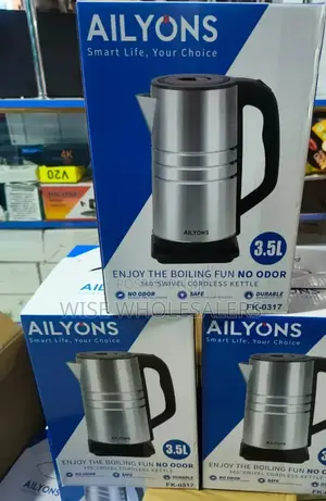Ailyons Fk-0317 Stainless Steel 3.5l Electric Kettle°