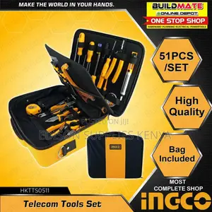 INGCO 51pcs Telecom Tools Set Networking Hand Tools Set
