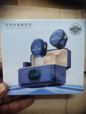 Noise Cancellation Wireless Microphones With Charging Case