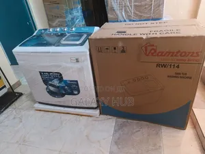 Ramtons Rw/114-super Jumbo 12kg Gross Twin Tub Washer-