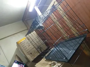 Foldable Metal Cage Medium Size for Dogs Other Pets