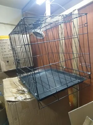 Foldable Metal Cage Medium Size for Dogs Other Pets
