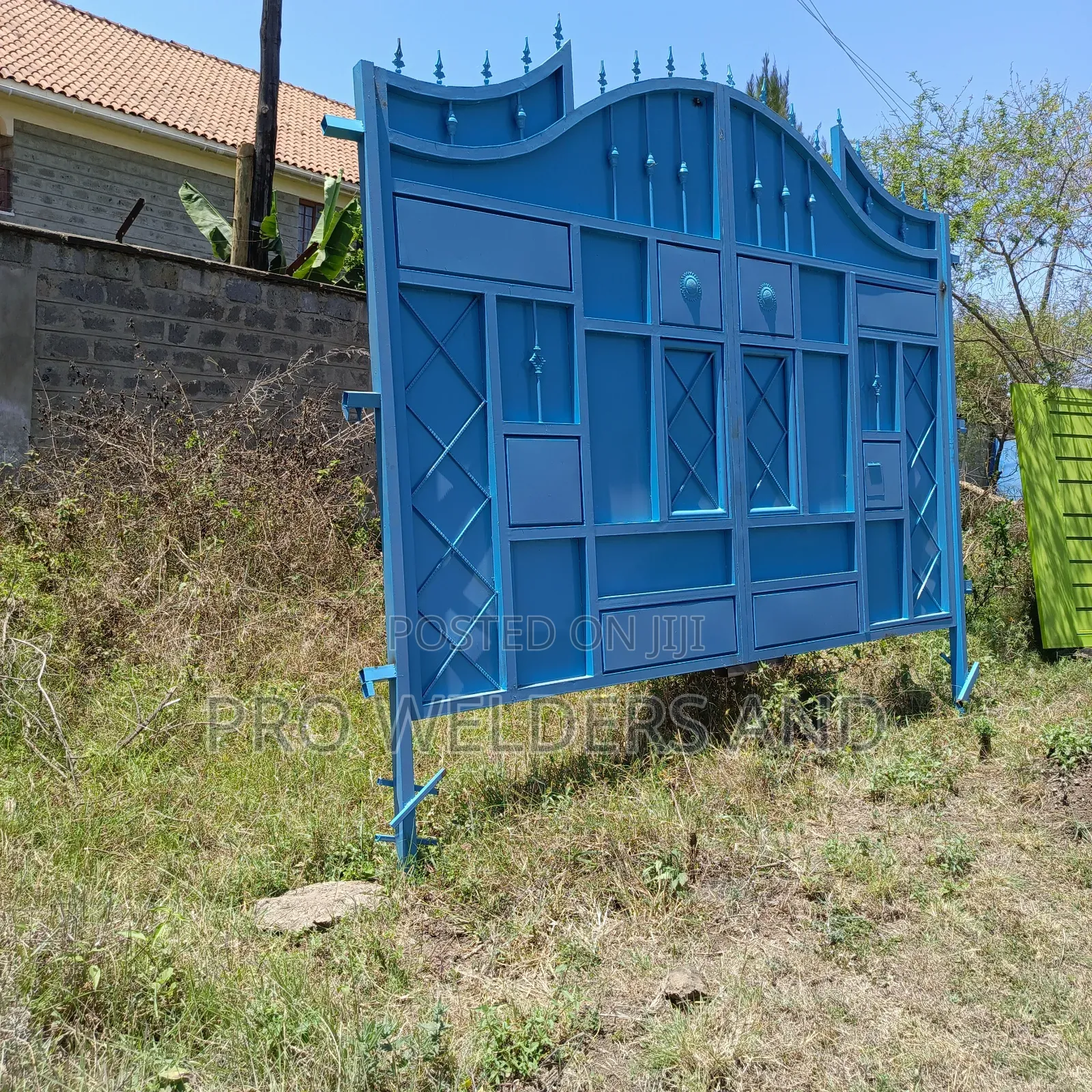 Blue Readymade Gate
