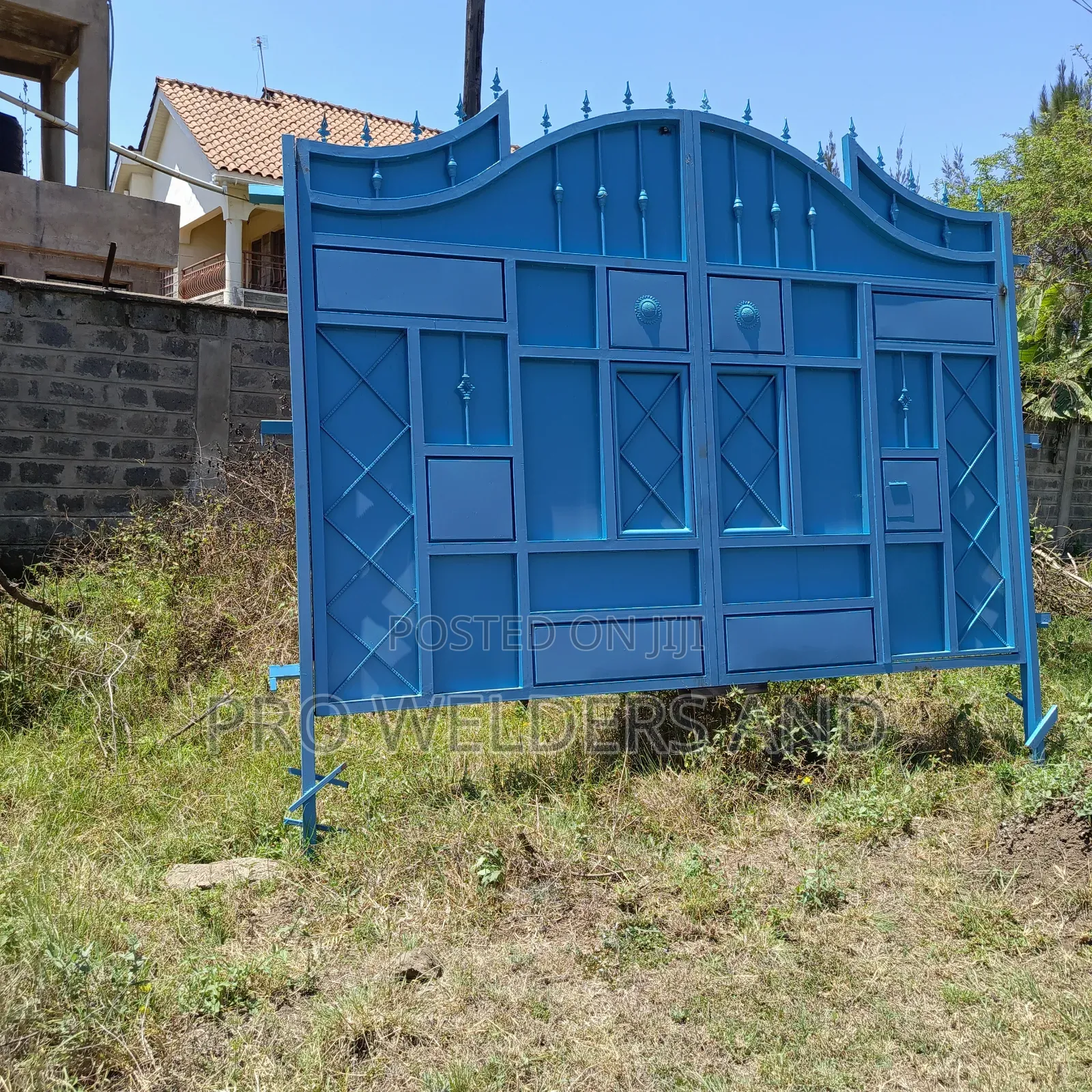 Blue Readymade Gate