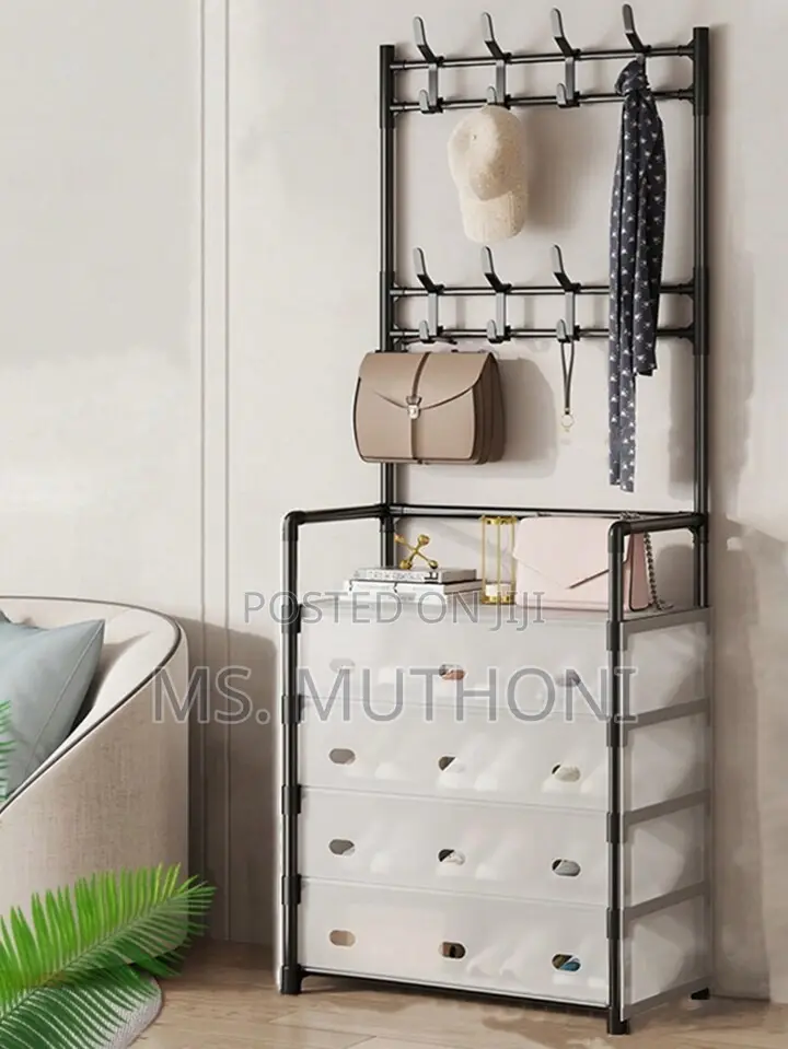 Tier 8 Hook Clear Covers Dust Proof Hanger/ Rack