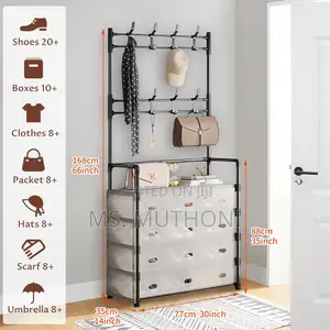 Tier 8 Hook Clear Covers Dust Proof Hanger/ Rack
