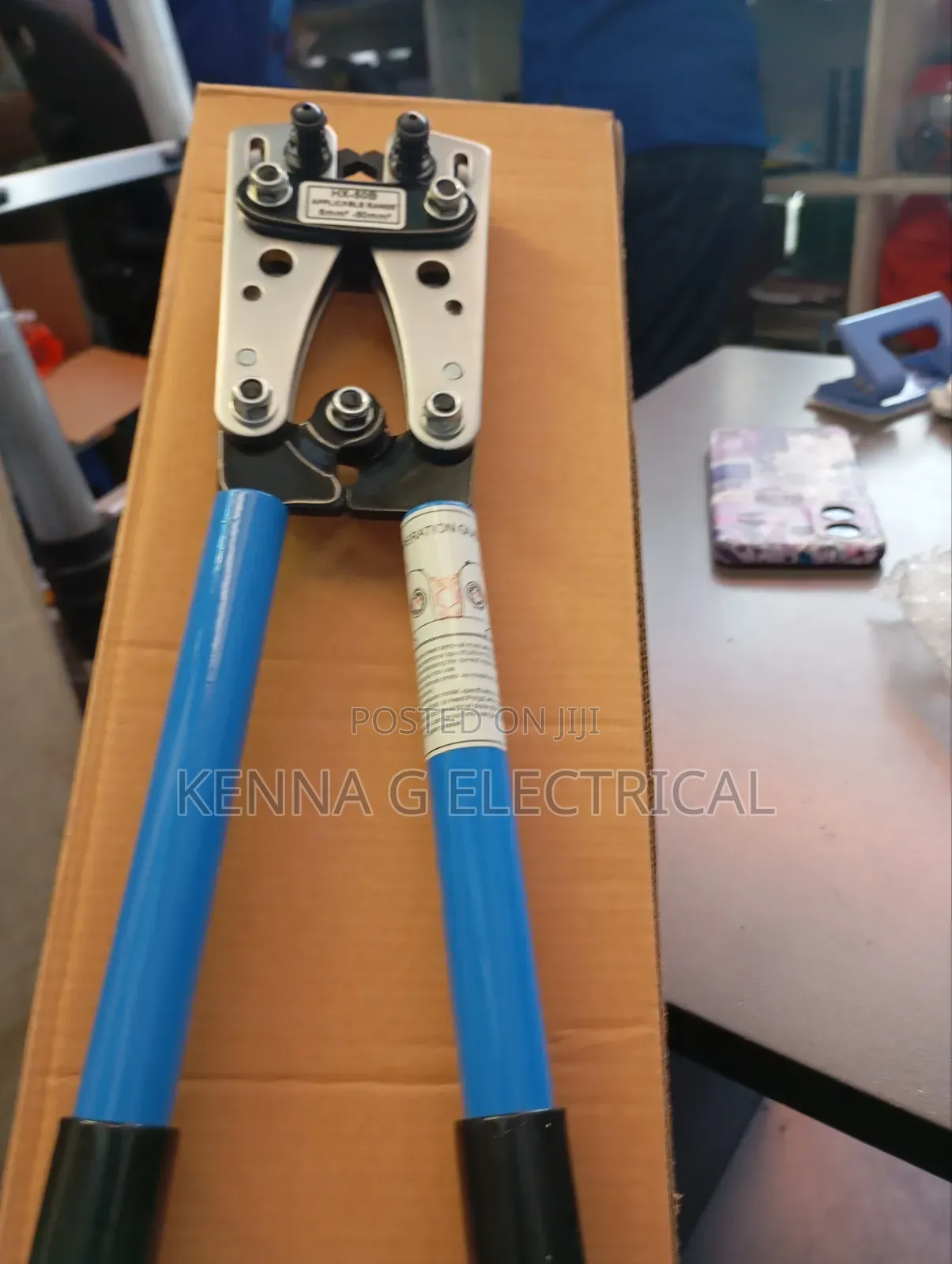 Battery Cable Lug Crimper Tool 6-50mm2