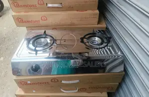Ramtons Rg/544 Double Burner Gas Cooker Available