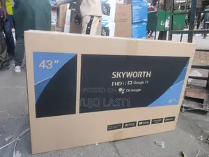 Skyworth 43′′ E3a Smart Android FHD Frameless Tv – 43e3a