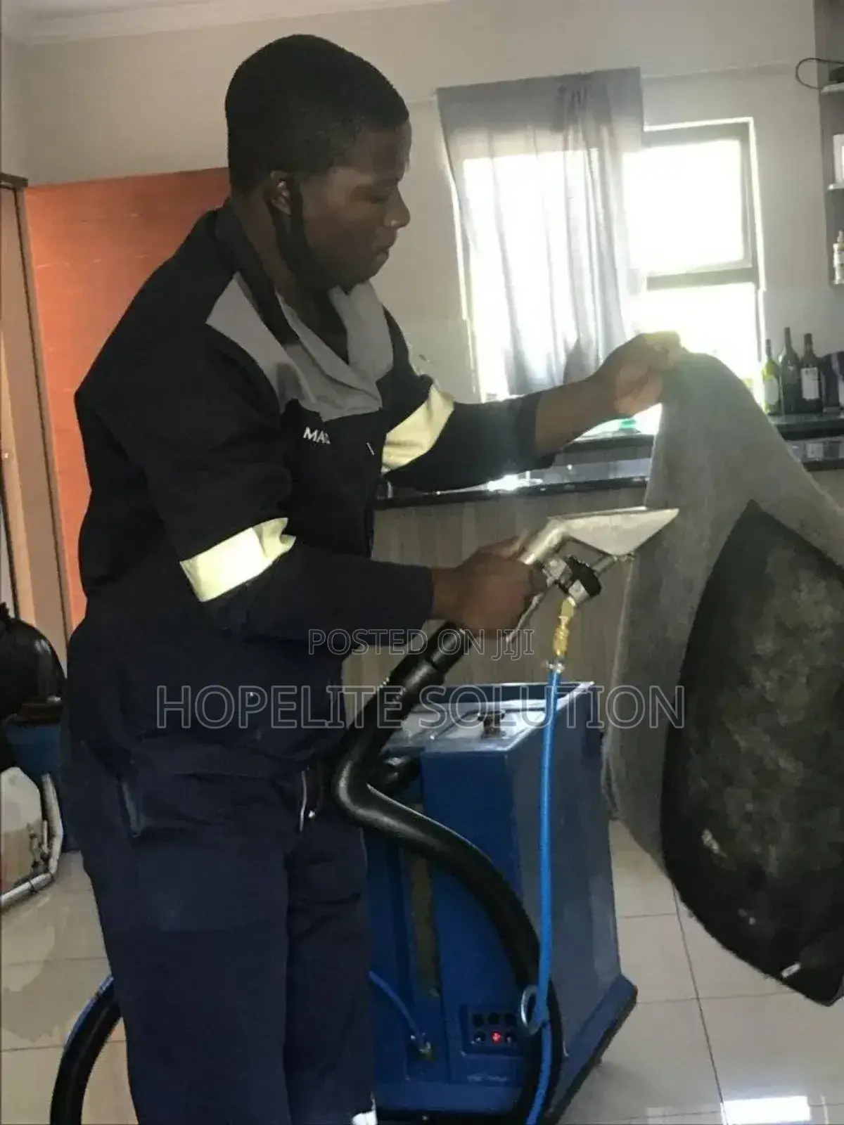Routine Cleaning on Sofaset and Carpets