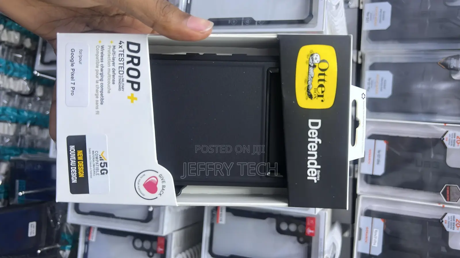 Otterbox Defender Google Pixel 7 Pro Case/Holster Black Genu