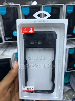 Cover for Google Pixel 8 (Polycarbonate Clear Panel | Black
