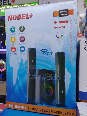 Nobel NB-2080 5.1ch Sound System With Tallboy Speakers