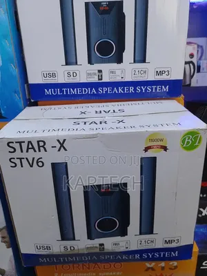 Star-X STV6 Sound System - 2.1CH 11000W P.M.P.O