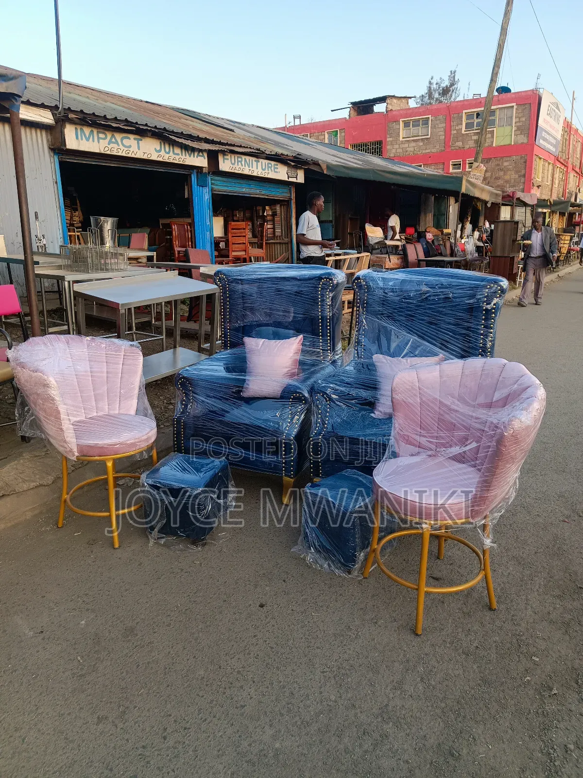 Pedicure Seats and Stools, Plus 2 Manicure Flower Seats 