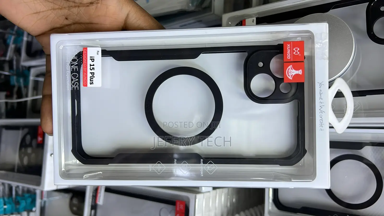 Plastic Clear Xundo Magsafe iPhone 15 Plus Cases