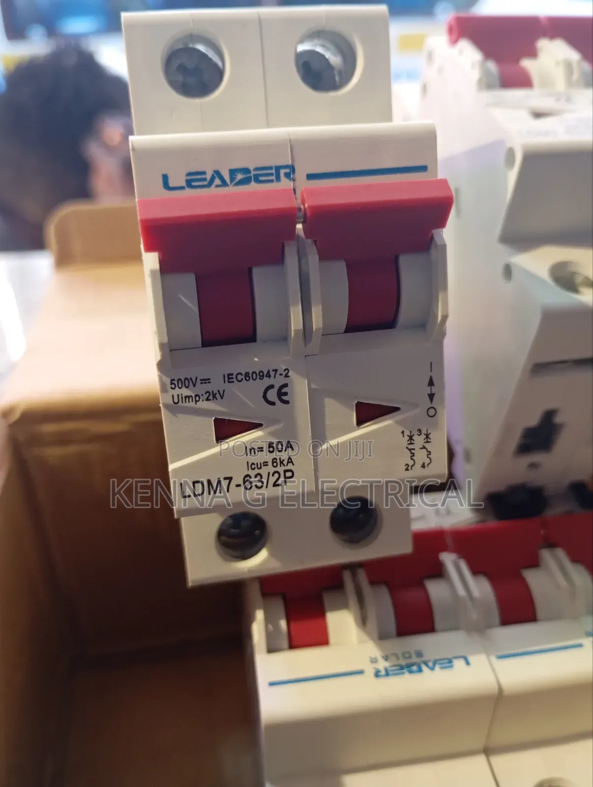 McB, Dc, 50A, 500V 2pole