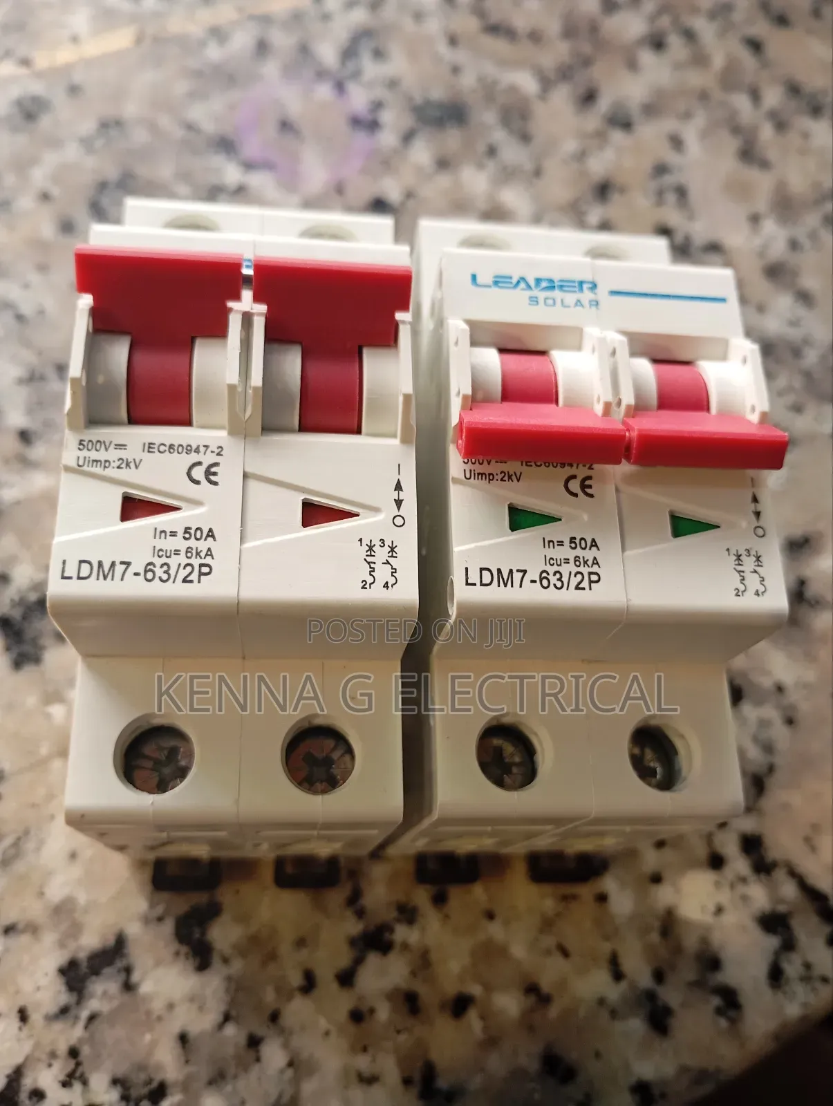 50A 2P 6ka DC MCB