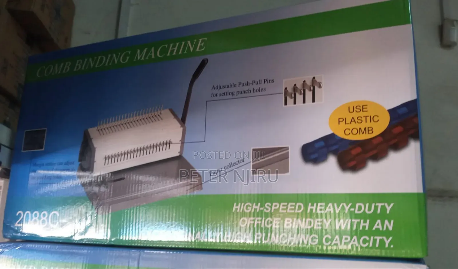 Comb Binding Machine 2088C.