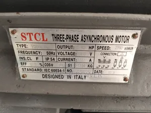 40hp Electric Motor. Three Phase.
