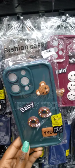 Green Cartoon Cute Coffee3dlittle Bear for iPhone15pro Max