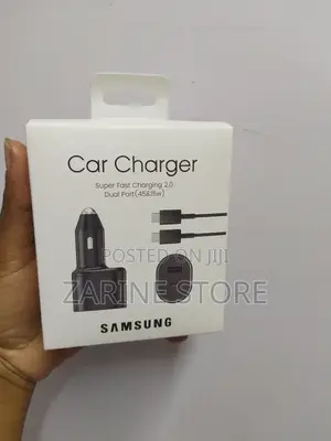 Samsung Car Charger Dual Port 45w 15w Car Charger