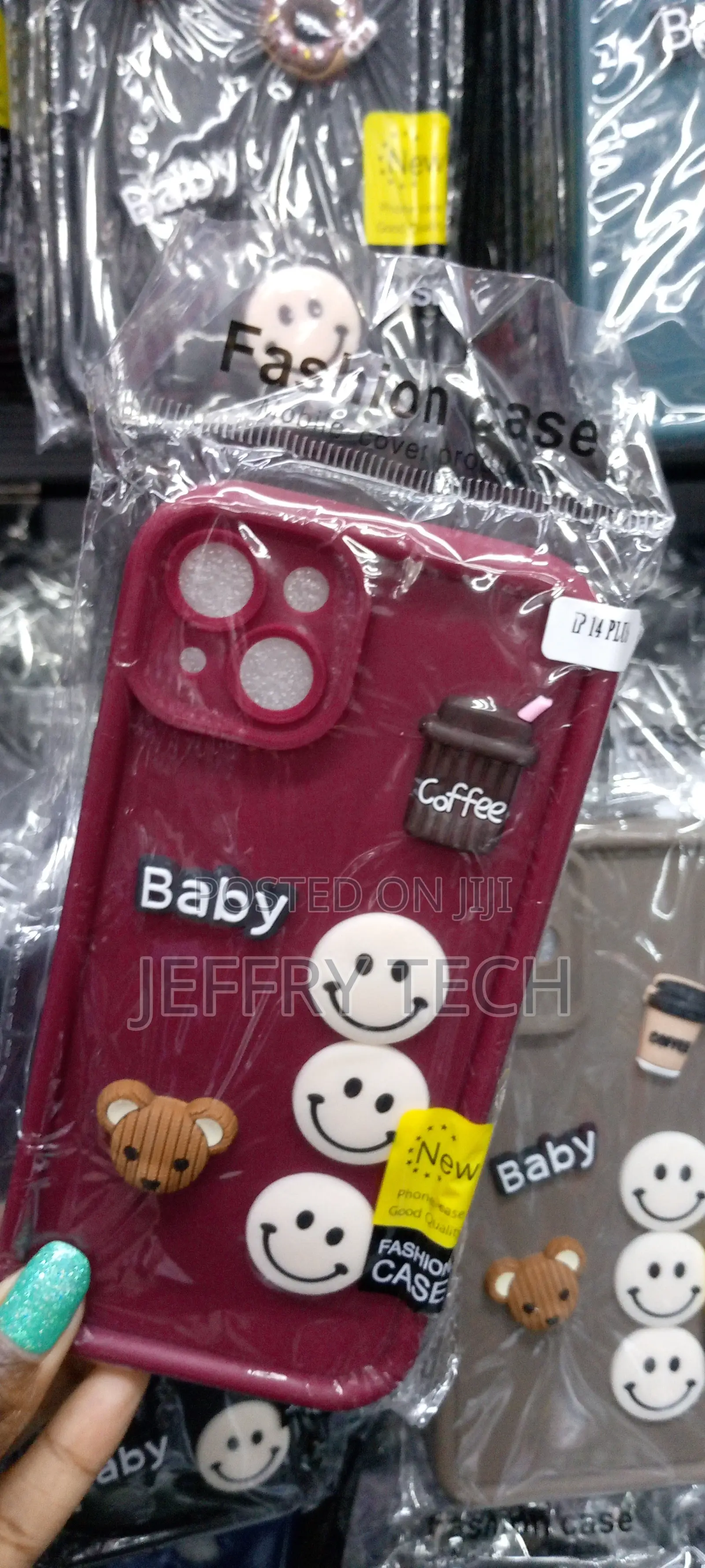 3D Cute Cartoon Doll Case Compatible for iPhone14plus